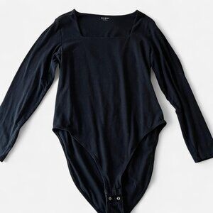 Old Navy Black Square Neck Bodysuit (XL)
